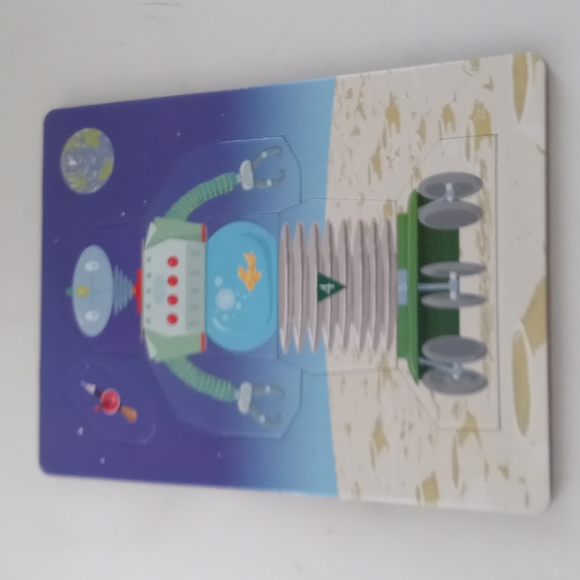 Eeboo Build A Robot Puzzle and Spinner Game - Picture 4 of 9